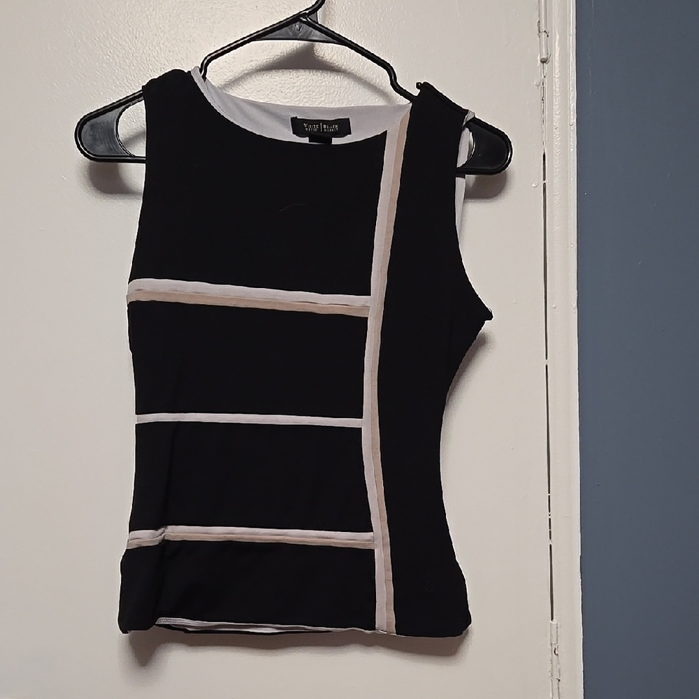 Vince Camuto Black and White Women's Top